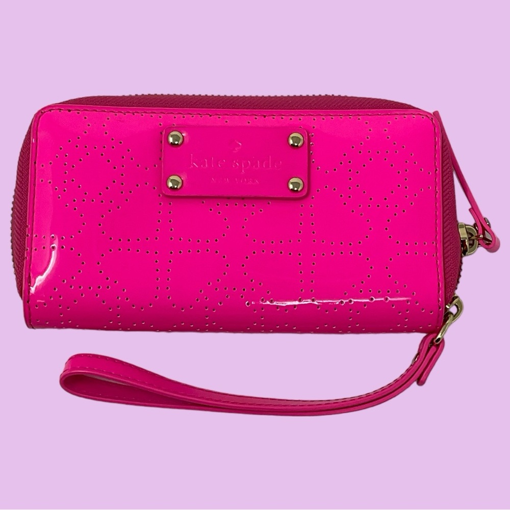 Kate Spade Zippered Wallet - Jazzy Metro Spade in Pinksaphre - New With Tag